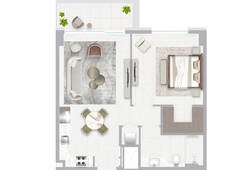 1 bedroom apartment